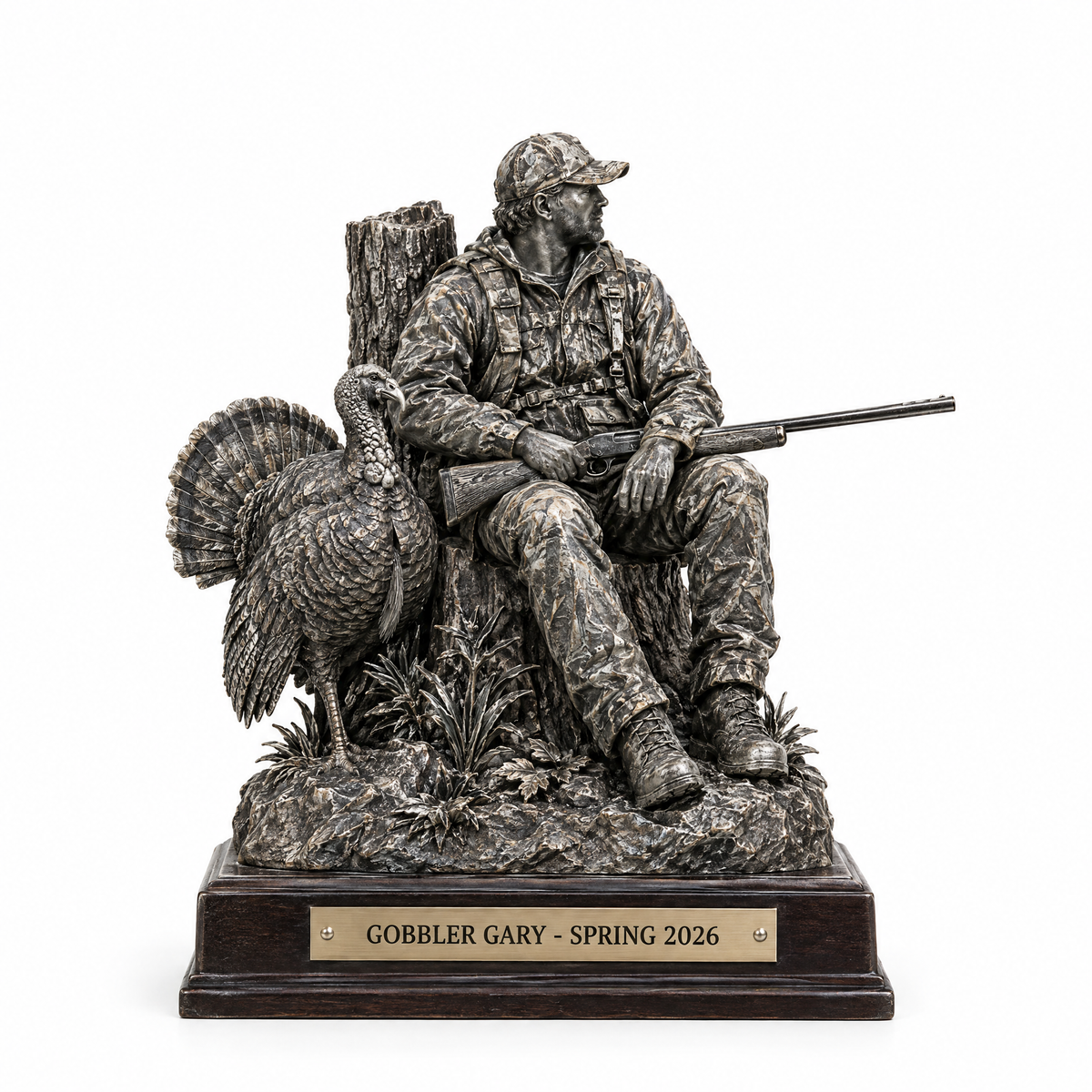 Turkey hunter keepsake style 6 engraved GOBBLER GARY - SPRING 2026