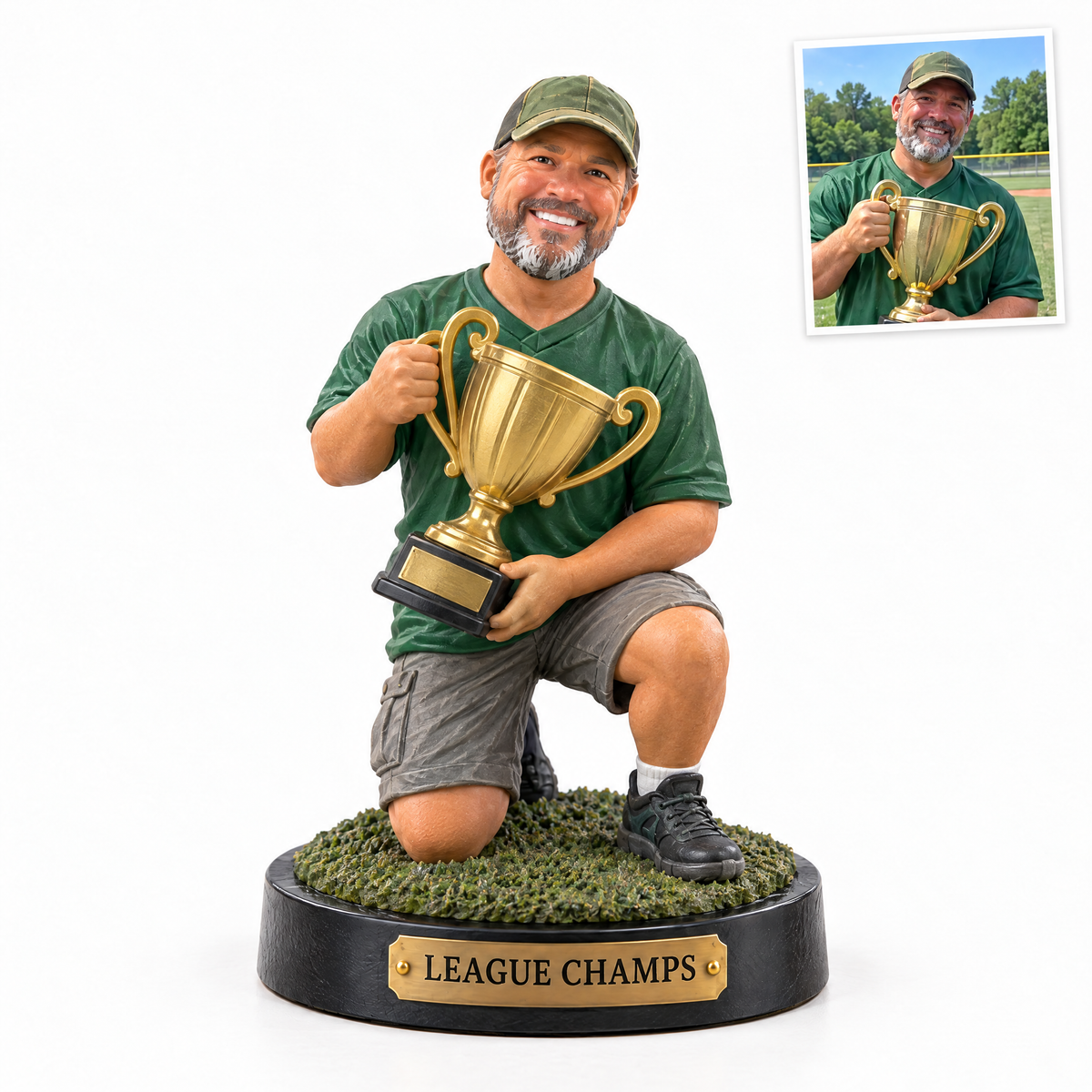 Home run trophy figurine, LEAGUE CHAMPS