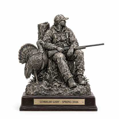 Turkey hunter keepsake style 6 engraved GOBBLER GARY - SPRING 2026