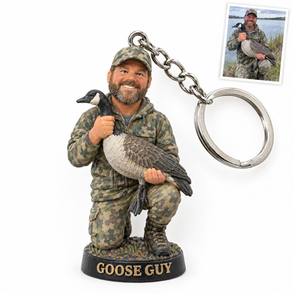 Goose hunter keychain, GOOSE GUY