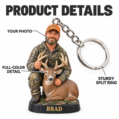 Deer hunter keychain product details