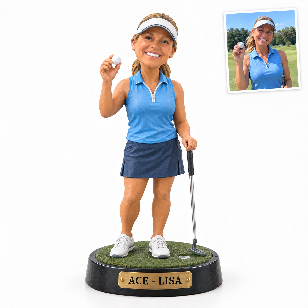 Hole-in-one trophy figurine, ACE - LISA