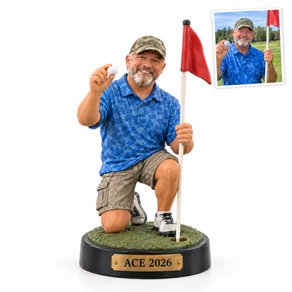 Hole-in-one trophy figurine, ACE 2026