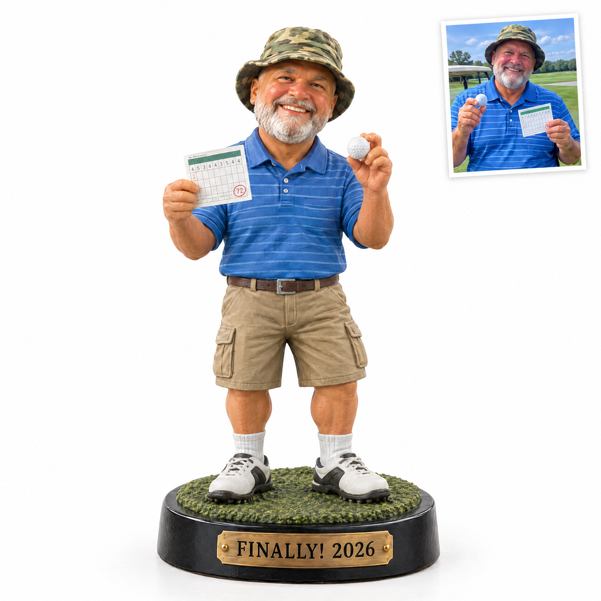 Hole-in-one trophy figurine, FINALLY! 2026