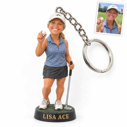 Hole-in-one keychain, LISA ACE