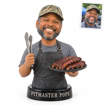 Tailgate grill master figurine, PITMASTER POPS