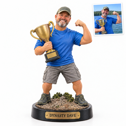 Fantasy football champion trophy figurine, DYNASTY DAVE