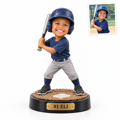 Little League player figurine, #1 ELI