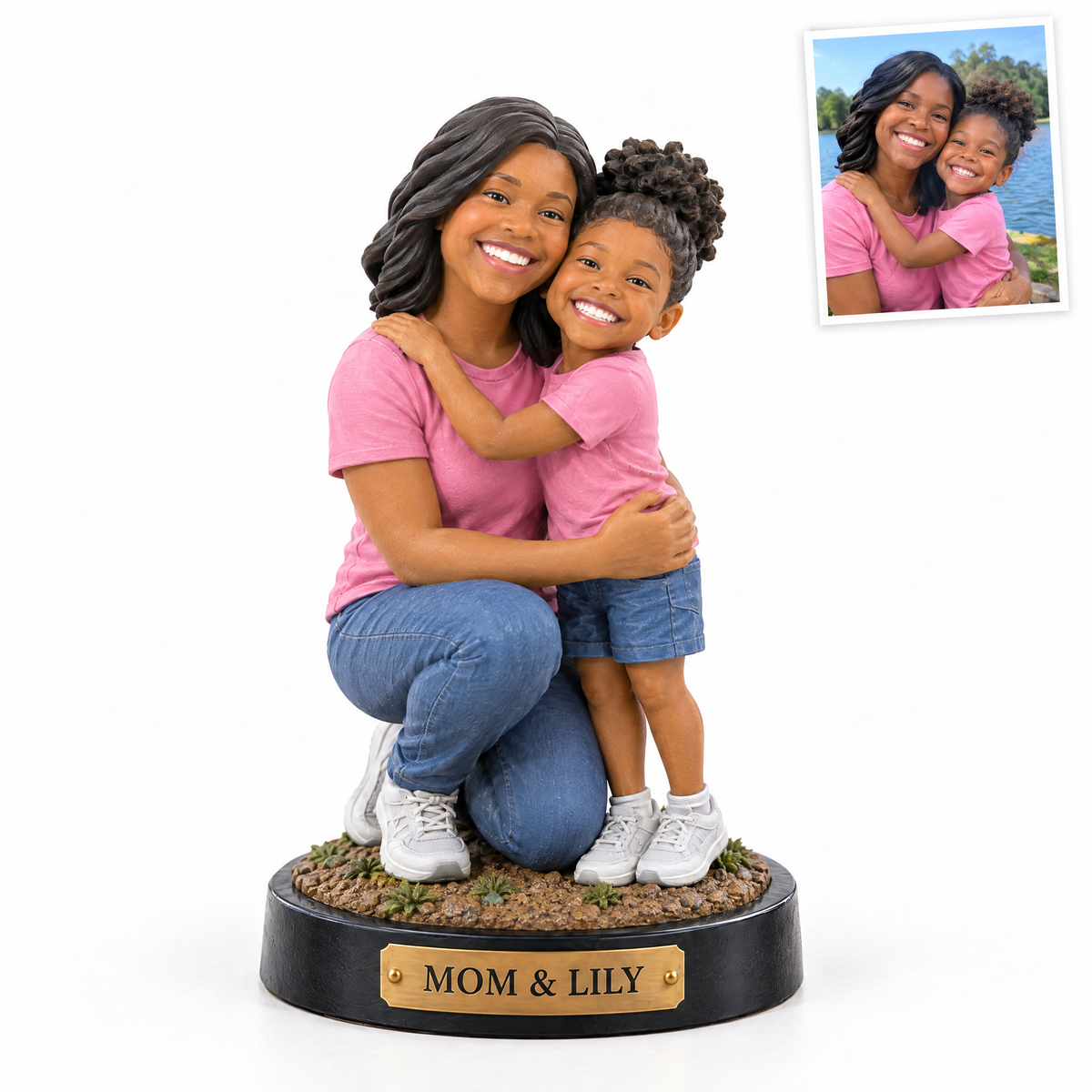 Softball player figurine, MOM & LILY