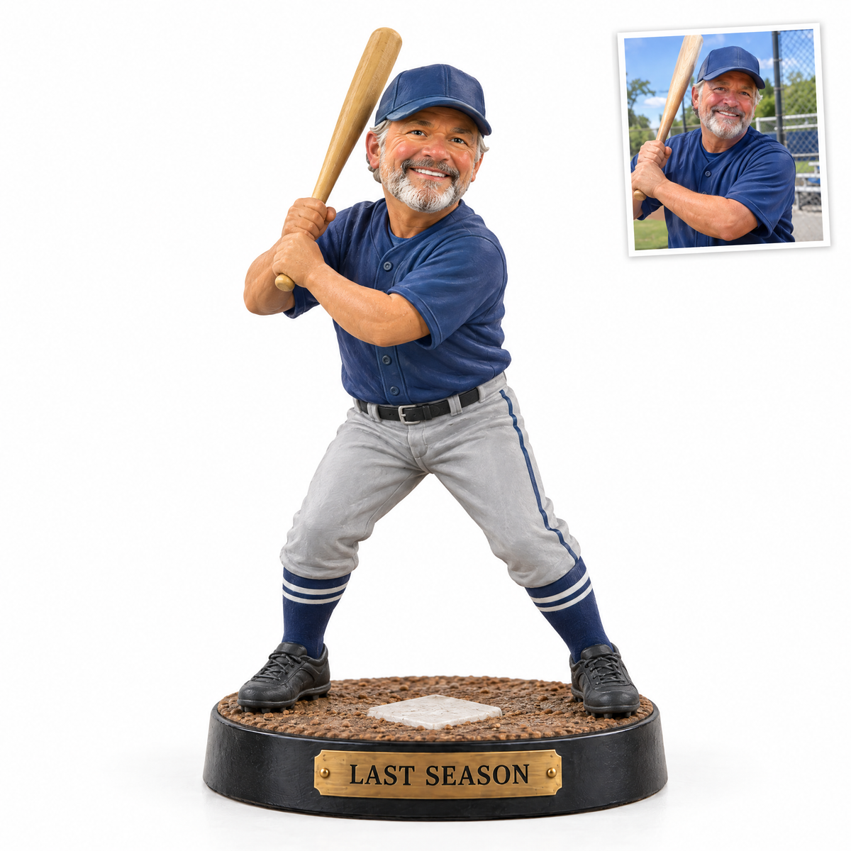Home run trophy figurine, LAST SEASON