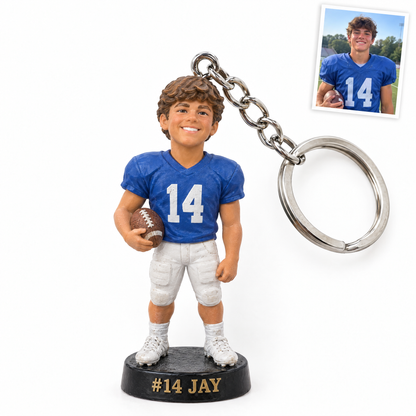 Baseball player keychain, #14 JAY