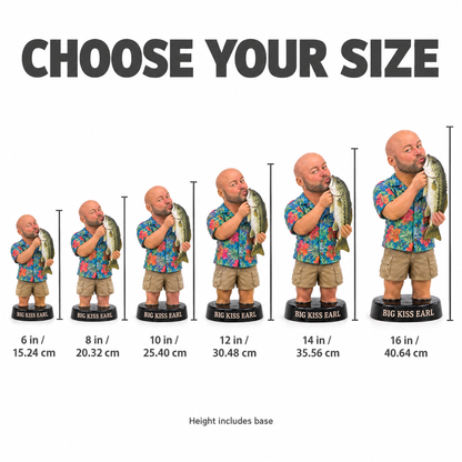 Figurine size chart 6 to 16 inches